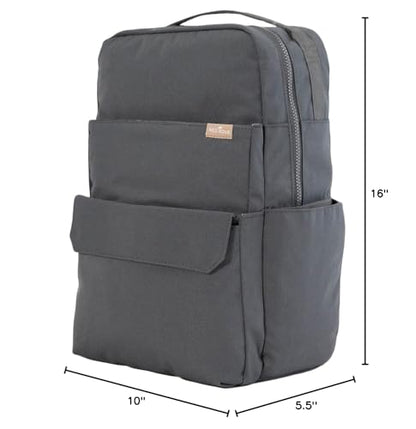 RED ROVR Roo Lightweight 1 LB Diaper Bag Backpack | 11 organizational pockets| Durable & Water-Resistant (Charcoal) - color: Charcoal