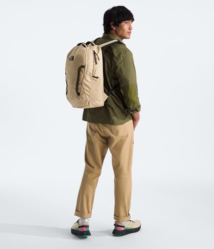The North Face Vault Everyday Laptop Backpack - Commuter Travel Bag, Water-Repellent Finish, Spacious Compartment, Khaki Stone/TNF Black, One Size - color: Khaki Stone/Tnf Black