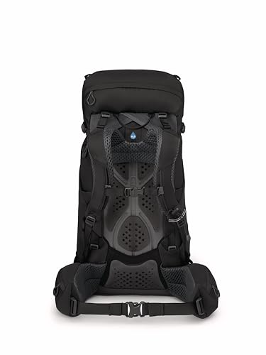 Osprey Kestrel 38L Men's Backpacking Backpack, Black, L/XL - color: Black, size: Large-X-Large