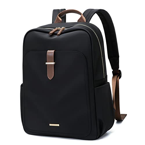 GOLF SUPAGS Laptop Backpack Purse for Women Casual Daypack Work Travel Bookbag Fits 14 Inch Notebook,Black 14 Inch - color: Aa-black, size: 14 Inch