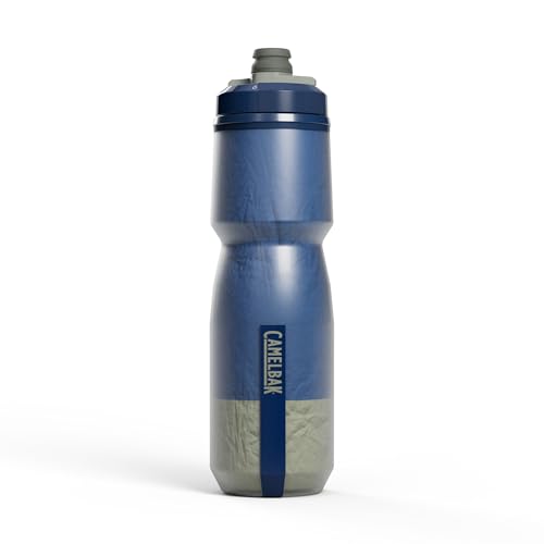 CamelBak Podium Chill Insulated Bike Squeeze Water Bottle, Cold Retention for Cycling, 24oz, Mercury Deep Sea - color: Mercury Deep Sea