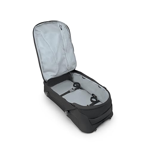 Osprey Fairview 55L Women's Travel Backpack - Carry On Bag with Personal Item Sized Detachable Daypack, Black, Extended Fit - color: Black, style: 55l - Extended Fit
