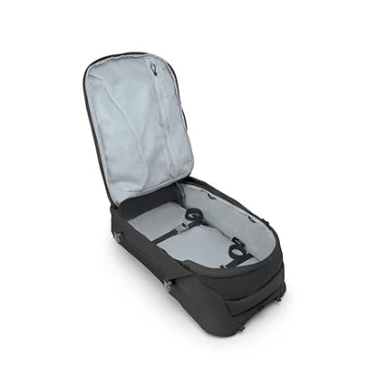 Osprey Fairview 55L Women's Travel Backpack - Carry On Bag with Personal Item Sized Detachable Daypack, Black, Extended Fit - color: Black, style: 55l - Extended Fit