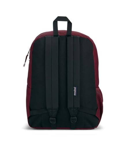 JanSport Cross Town Backpack 17" x 12.5" x 6" - Simple Bag for Everyone with 1 Main Compartment, Front Utility Pocket - Premium Class Accessories - Russet Red - color: Russet Red