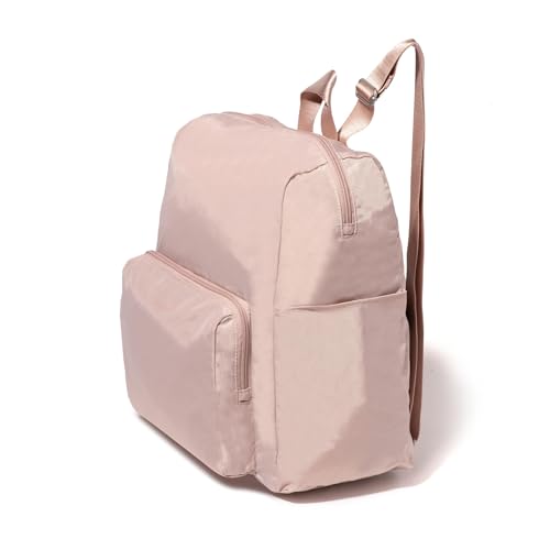 Baggallini Women's Carryall Packable Backpack, Ballet Pink - color: Ballet Pink