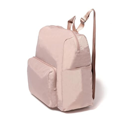 Baggallini Women's Carryall Packable Backpack, Ballet Pink - color: Ballet Pink