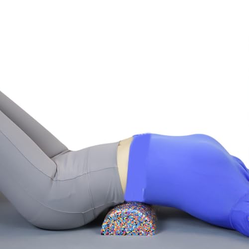 DOITOOL Semicircle Yoga Half Foam Roller 30x15cm for Muscle Massage and Physical Therapy Core Exercise Balance Trainer
