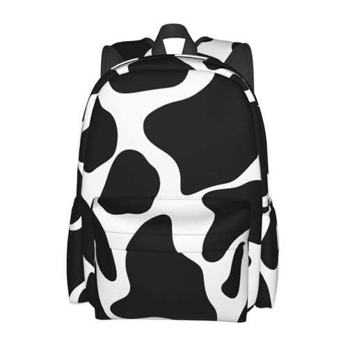 Cow spot Travel Backpack for Men Women 15.6 inch Laptop Backpack Casual Daypack for Weekender - color: Cow Spot