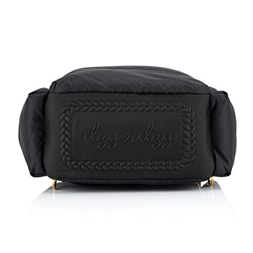 Itzy Ritzy Dream Convertible Diaper Bag Tote Backpack - Baby Diaper Bag with 14 Pockets, Changing Pad & More (Midnight Black) - color: Midnight Black