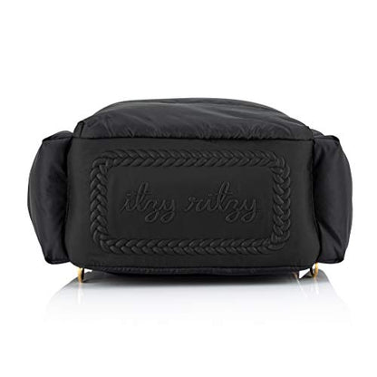 Itzy Ritzy Dream Convertible Diaper Bag Tote Backpack - Baby Diaper Bag with 14 Pockets, Changing Pad & More (Midnight Black) - color: Midnight Black