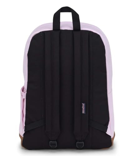 JanSport Right Pack Backpack - Durable Daypack with Padded 15" Laptop Sleeve, Spacious Main Compartment & Integrated Water Bottle Pocket - Pink Ice - color: Pink Ice