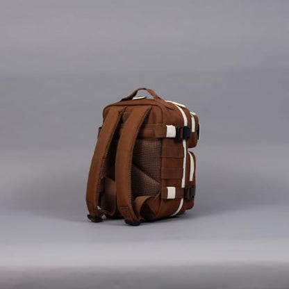 WOLFpak 9L Mini Tactical Backpack (Mocha Brown) | Compact, Small Everyday Carry Bag for Gym & Travel - color: Mocha Brown