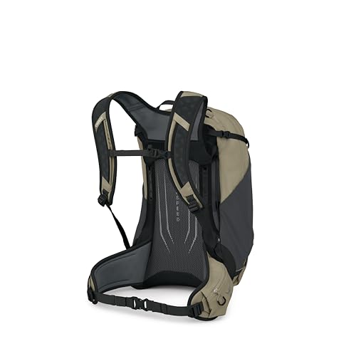 Osprey Hikelite 28L Durable Hiking Backpack - Travel Daypack with Rain Cover for Men and Women, Olive Tan - color: Olive Tan, style: 28l