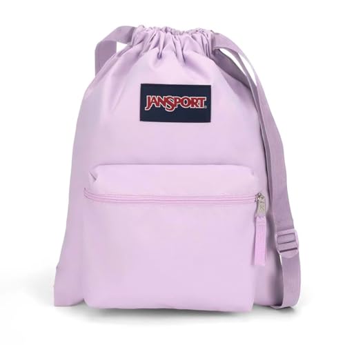 JanSport Draw Sack, Pastel Lilac - color: Pastel Lilac