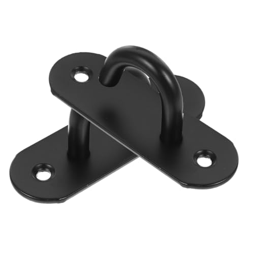 Homoyoyo Resistance Bands Wall Anchor 2pcs Stainless Steel Exercise Strap Hanger Heavy Duty Ceiling Mount Hooks for Home Gym Training and Yoga