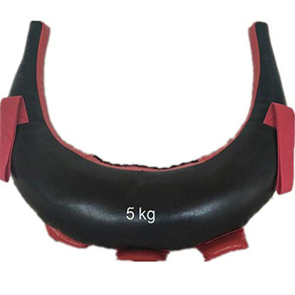 Fitness Squat Exercise Weights Sandbags, Horn Sandbag Training Exercise Dynamic Load Heavy Duty Workout Gym Sandbag for Functional Strength Training Exercises - color: Red