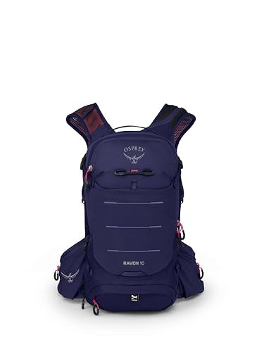 Osprey Raven 10L Women's Mountain Biking Backpack with Hydraulics Reservoir - color: Deep Fig