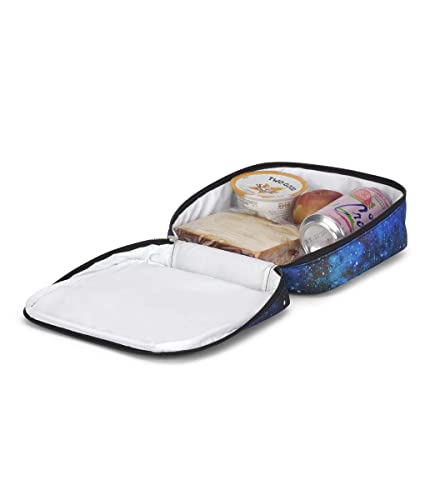 JanSport Lunch Break Insulated Cooler Bag - Leakproof Picnic Tote, Cyberspace Galaxy - color: Cyberspace Galaxy