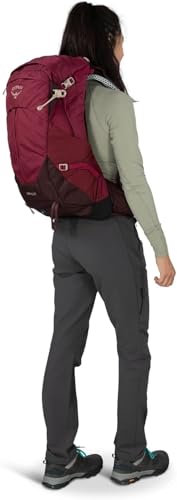 Osprey Sirrus 24L Women's Hiking Backpack, Elderberry Purple/Chiru Tan - color: Elderberry Purple/Chiru Tan, size: 24L