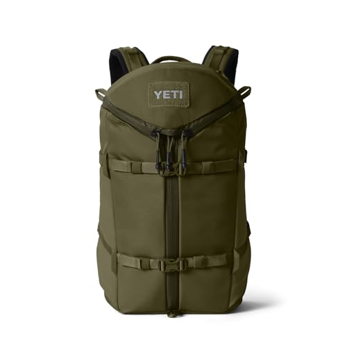 YETI Ranchero Backpack 22L, All-Day Utility Pack, Structured and Durable, Olive - color: Olive, size: 22L