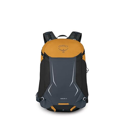 Osprey Hikelite 28L Durable Hiking Backpack - Travel Daypack with Rain Cover for Men and Women, Tungsten Yellow - color: Tungsten Yellow, style: 28l