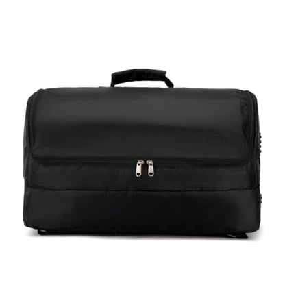 Portable Carrying Bag with Padded Storage, 52 X 34 X 30 Cm Travel Case, Zipper Opening, Top Handle, Backpack Carry for Outdoor Transport Portable Carrying Bag Storage Outdoor Travel Padded