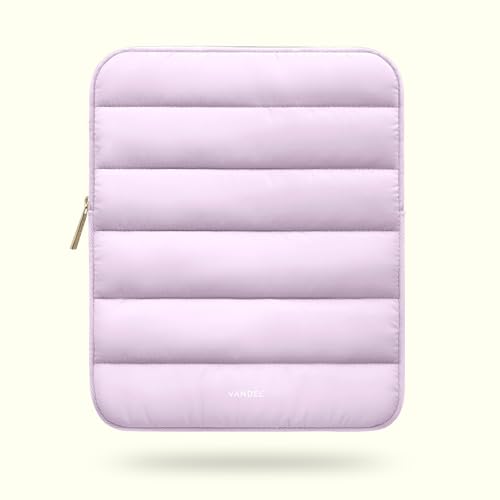 Vandel Puffy iPad Sleeve 11 Inch, Tablet Sleeve, iPad Bag, Tablet Pouch - color: i. Lilac, size: 9-11 Inch