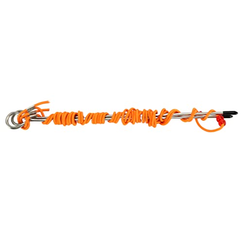 Golf Alignment Stick Swing Trainer Aid, Golf Training Aid Equipment, Telescopic Elastic String 2.5M - 5M, Metal Posture Corrector for Putting and Swing Practice with