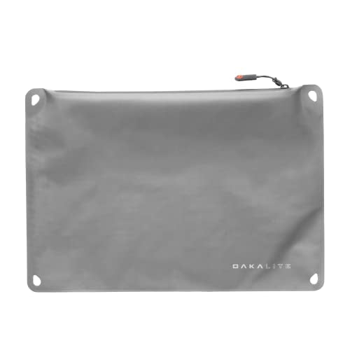 Magpul DAKA Lite Pouch Zippered Tactical Range Tool and Gear Bag - color: Gray, size: Large (9" x 13")