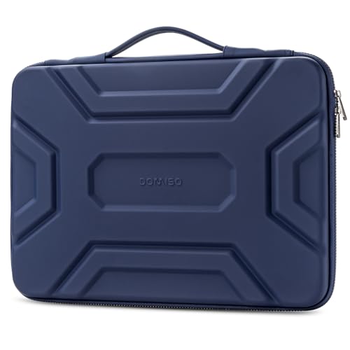 DOMISO 15.6 inch Laptop Sleeve, Shockproof and Waterproof EVA Protective Laptop Case, Laptop Sleeves for 16" MacBook Pro/Max M2 M1 2019-2023,15"-16" HP Dell Asus Laptop,Dell XPS 15, Dark Blue - color: Dark Blue, size: 15.6 inch