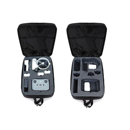 Carrying Case Backpack for DJI Flip, Travel Storage Shoulder Bag Portable Organizer EVA Protective Cover Shell can Store Flip Drone Accessories, RC2 or RC-N3 Remote, Charging Hub Batteries