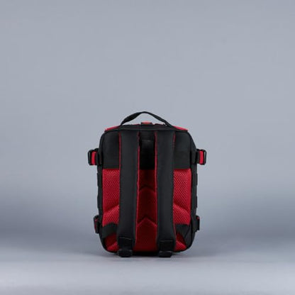 WOLFpak 9L Mini Tactical Backpack (Red Wolf) | Compact, Small Everyday Carry Bag for Gym, School, Travel | Durable, Water-Resistant Daypack with Molle System and Patch Panel - color: Red Wolf