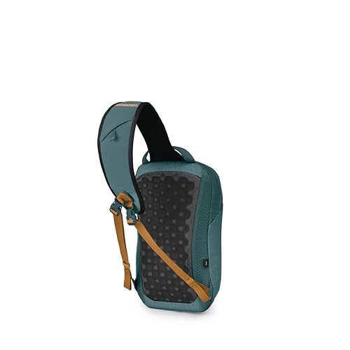 Osprey Quasar Shoulder Sling Bag - Everyday Crossbody Backpack with Laptop Sleeve, Bottle Pocket, & Phone Pocket, Torrent Blue Heather - color: Torrent Blue Heather