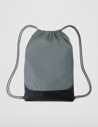 Nike Unisex Adult Gameday Brasilia X Drawstring Bag Backpack (18L) | Mens and Womens - color: Smoke Grey/Black/White, size: One Size