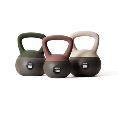 Soft Kettlebell Set (10+15+20L Mix) + Flow Rope(Stone)