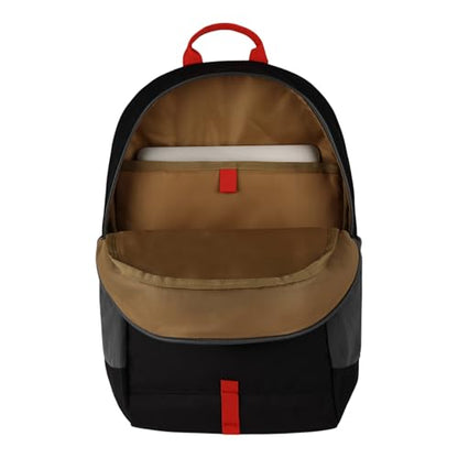 Eddie Bauer University Backpack 22L | Everyday Carry | Work | Travel | Commuter | Padded Laptop Sleeve | Stretch Bottle Pockets | Lightweight | Durable - Black - color: University - Black, size: 22L