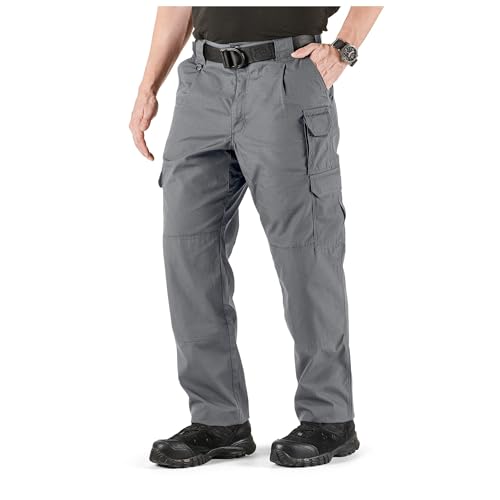 5.11 Tactical Pants for Men - Taclite Pro, Professional Cargo Work Pant, Ripstop Lightweight Performance, Style 74273ABR - color: Storm, size: 30W x 32L