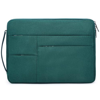 HYZUO 17-17.3 Inch Laptop Sleeve Bag Briefcase for 17" 17.3" HP/Dell/Lenovo/ASUS/LG/MSI Gaming Laptop/Razer Blade 17/18, Men Women NoteBook Protective Case Bag, Dark Green - color: Dark Green, size: 17-17.3 Inch