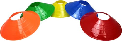 Multi Colored Sports Disc Cones with Carrier (Set of 50)