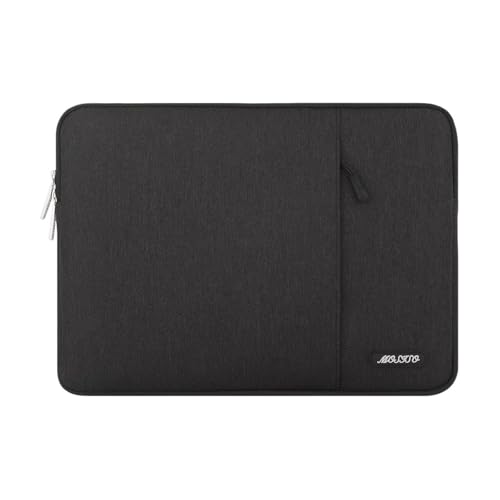 MOSISO Laptop Case 15 inch, 15 inch Laptop Sleeve Compatible with MacBook Air M5 A3448 M4 A3241 M3 A3114 M2 A2941 2026-2023, Dell XPS, Polyester Vertical Computer Sleeve Bag with Pocket, Black - color: Black, size: 15 inch
