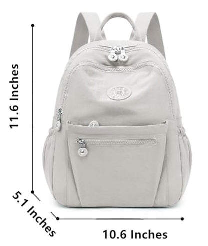 Mini Backpack Purse for Women, Stylish Daypack Shoulder Bag, Small Lightweight Daypack for Work Travle College (A- Cream White) - color: A- Cream White