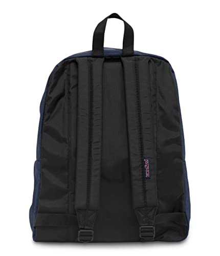 JanSport SuperBreak One Backpack Navy - Durable, Lightweight Bag with 1 Main Compartment, Front Utility Pocket with Built-in Organizer - Premium Backpack - color: Navy