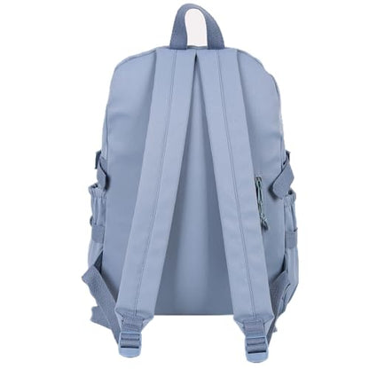 Kawaii Backpack with Cute Bear Plush Kawaii Pin Accessories Large Capacity Aesthetic School Bags Cute Bookbag for Girls Teen Blue - color: Blue