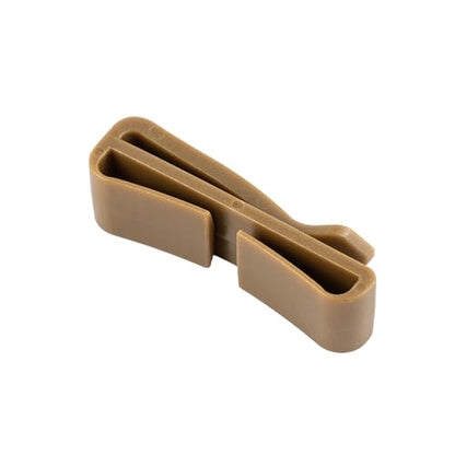 TACNEX Tactical Backpack Strap Clip Webbing Keeper Holder MOLLE Belt Hook Retainer Harness/Sling/Bag/Military Strap Stays - color: Coyote Brown, size: 1"