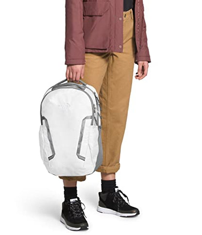 The North Face Women's Vault Everyday Laptop Backpack, TNF White Metallic Melange/Mid Grey, One Size - color: Tnf White Metallic Melange/Mid Grey