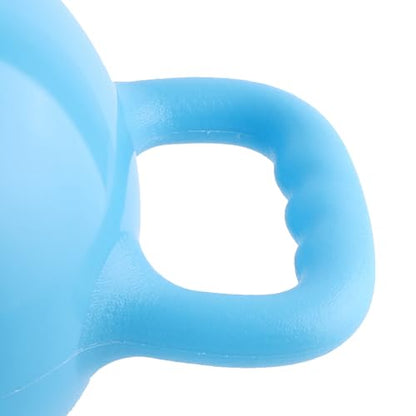Chrees Adjustable Water Fillable Massage Kettlebell With Dual Ergonomic Handles, Multifunctional Convertible Dumbbell Kettlebell For Buttocks Lifting Full Body Home Gym Strength Training Blue