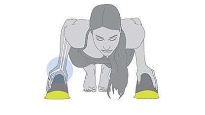 Relieve Hand and Wrist Pain in bodyweight Exercises & Home Workouts [Perfect Push-up Form] [Support Wrists in Yoga, Pilates, TRX, shelter in Place, Stay Home Workouts]