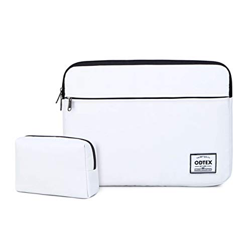 Laptop Sleeve Bag Compatible with 13.3 inch MacBook Pro,MacBook Air,Surface Book,14 inch HP Laptop,Water-resistant Shock-resistant Protective Laptop Bag-Light Grey - color: Grey, size: 13 inch-14 inch