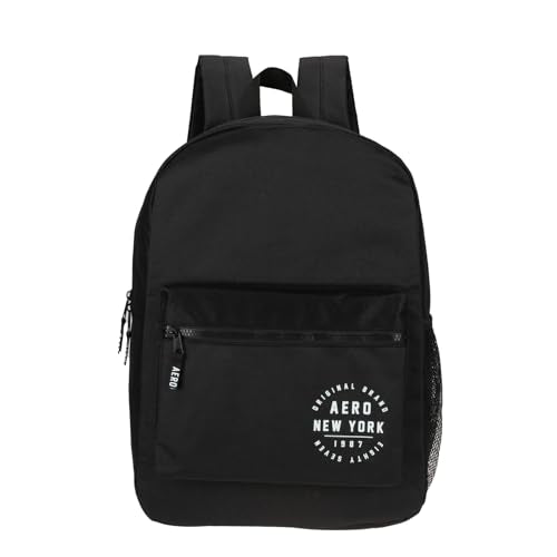AEROPOSTALE Fieldtrip Unisex Backpack - AE Mens and Womens Bag for Everyday Use - Black - color: Black Aero