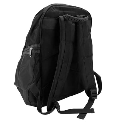 Zunate Large Capacity Sports Backpack, Oxford Cloth Bag with Laptop Compartment and Ventilated Mesh Pockets for Football Basketball Gear in Red, 40 X 30 X 25cm - color: Black